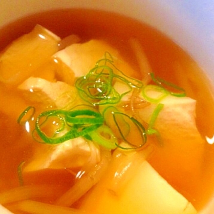 豆腐たっぷり中華スープ